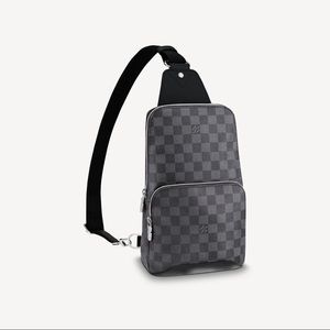 Louis Vuitton Avenue Sling Bag Damier Graphite Canvas
